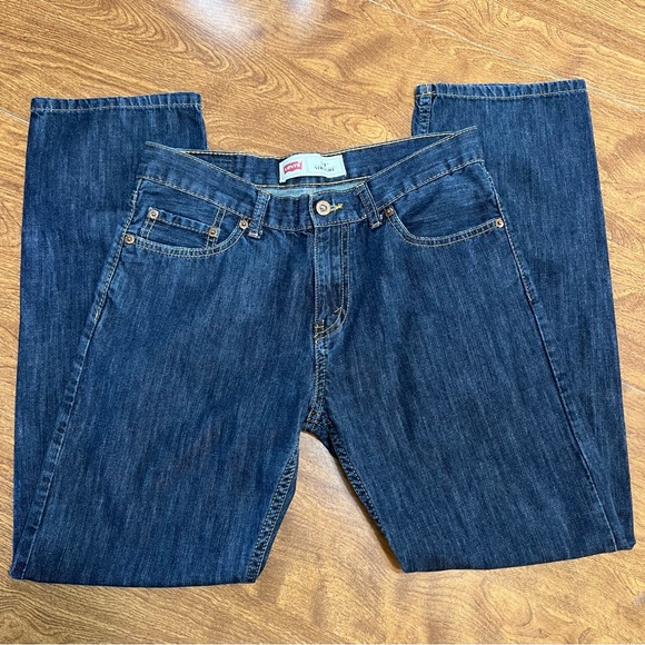 Levi’s 514 Straight dark Wash Denim Jeans kids size 18Reg. (29) - Picture 1 of 9